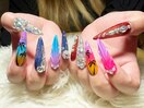 夏鬼ロングネイル【Cher nail】