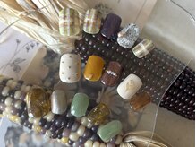 秋冬にピッタリ！チェックやべっ甲のデザイン