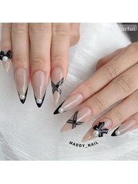 スカルプ☆黒フレンチ