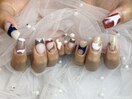 個性的ニュアンスネイル♪