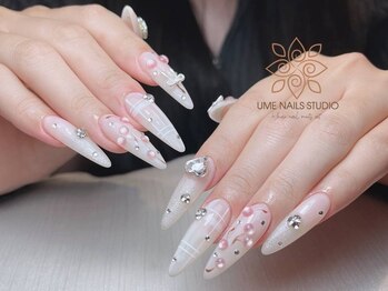 ウメネイルスタジオ(UME NAIL STUDIO)/長さだしやり放題×つけ放題
