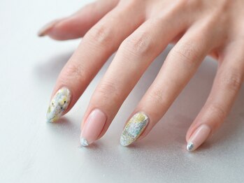 ソウ 難波店 nail salon Sou/お花風nail