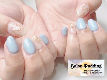 サロンドットプディング(Salon.Pudding)/上品華やかアート４本