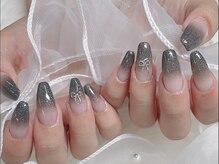 トイロ 西院店(TOIRO)/ラメグラデーション×リボン