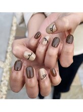 ハズグラスネイル(Haze Grass nail)/バレンタイン