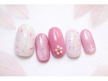 ネイルサロンジンジャー(Ginger)/うるちゅるワンカラーフラワー