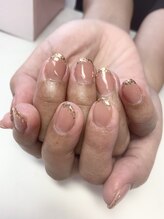 アイリッシュネイル 久屋大通店(Irish Nail)/先端ラメフレンチ