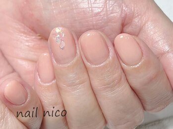 ネイルニコ(nail nico)/ポイントシェルネイル
