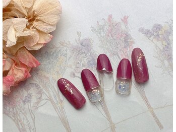 ネイルサロン&スクール ジーナ(GINA)/キラキラニュアンスネイル