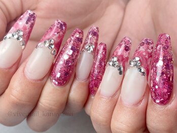 派手可愛いネイル☆
