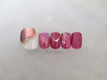 ネイル ドゥ 岡山駅前店(Nail Doux)/ニュアンスミラーネイル