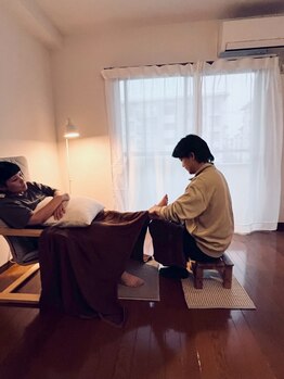 今日(こんにち)の足ツボの写真/【痛気持ち良い足ツボ】