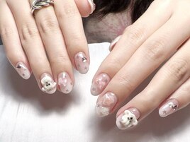 3Dパーツ・ハート・グラデー