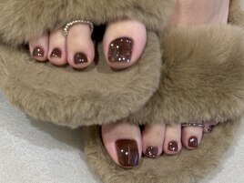 冬　フットネイル