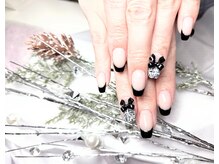 タマ(TAMA)/黒フレンチとツイード☆