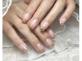 グラデーションミラーフレンチ