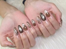 エムネイル(M-Nail)/★ブラウンニュアンスネイル★