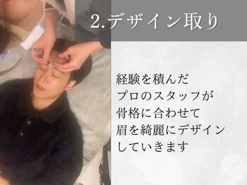 メンズフレックス 江坂店(MEN'S FLEX)/2.デザイン #メンズ #眉毛 #江坂