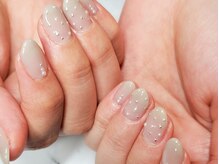 ネイルサロンブラン(nail salon BLANC)/パールドットネイル