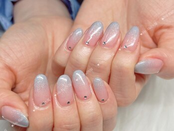 アイリスネイル 大塚(Iris Nail)/素敵なラメグラネイルデザイン