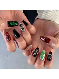 フラッシュネイルオーロラネイル