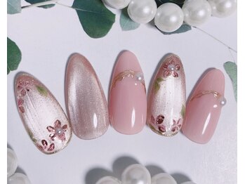 春さくらネイル