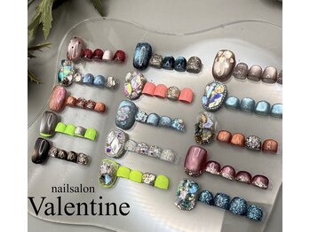 ネイルサロン ヴァレンタイン(nailsalon Valentine)の写真/snsフォロワー5万人の最新デザイン！季節ごとに変わる定額ネイルはオフィスから派手めまで対応可能♪