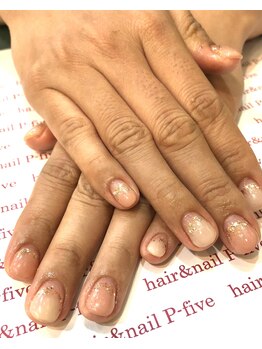 ヘアアンドネイル ピーファイブ(P-five)/上品にグラデーション！！