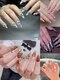 キーネイル 日本橋(Key nail)の写真/爪の形に自信がない…という方にも◎高技術!!長さ出し&補強でネイルデザインを楽しめる♪