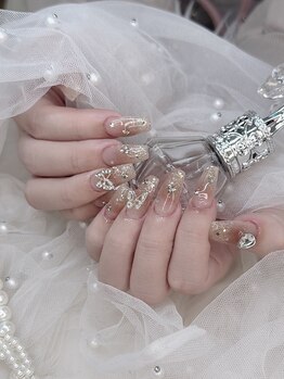 長さだし◇チークネイル