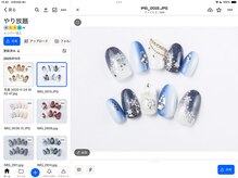 4種のコースから各1000を超えるデザインをiPadの写真から選べます
