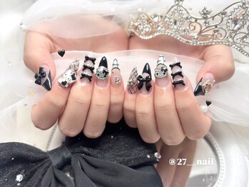 ベルグローアルファネイル(BELLE GROW ALPHA NAIL)/リボン×キャラクターネイル