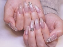 ペシェネイル(peche nail)の雰囲気（持ち込みデザインOK◎パーツやスワロのVカットストーンも豊富☆）