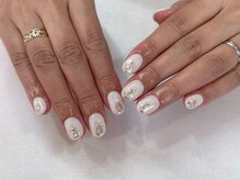 アルティノ ネイル ガーデン(altino nail garden)/シンプル/夏/ミラーネイル