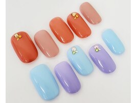 ワンカラー＋ストーン