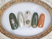 ネイルサロン あかねいろ/ボヘミアンアート★天然石