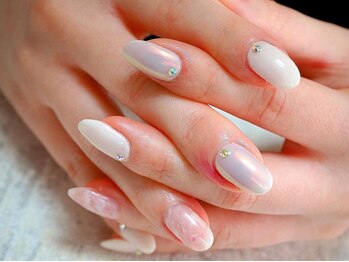 プールヴー☆オングル/春ネイル