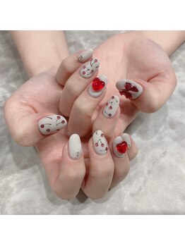 アイピー(I.P)/さくらんぼネイル*5500円