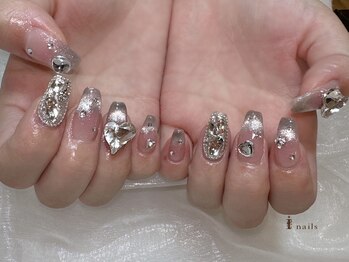 アイネイルズ 四条河原町店(I-nails)/キラキラマグネット￥11500
