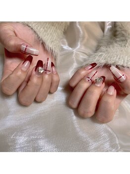 ビューティームーン(beauty moon)/チェック×フレンチ*