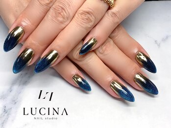 ネイルスタジオ ルキナ(LUCINA)/H-676マグネットグラデーション