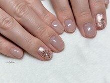 モフルール(Mofuleur)/ミラーネイルのリボン