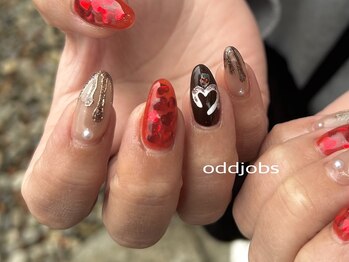 オッドジョブス ネイルアンドアイラッシュ 府中店(odd jobs Nail & Eyelash)/【パラジェル】バレンタイン