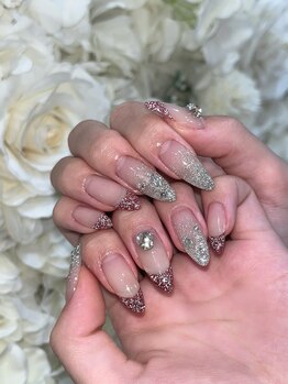 ベリール 南平岸店(Be'Leel)/フラッシュ×フレンチネイル♪