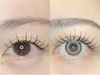 RIERA【リエーラ】国分寺店(まつげパーマ/パリジェンヌ/マツエク/アイブロウWAX)の写真/【大好評フラットラッシュ】でぱっちりとした華やかなお目元に♪丁寧な施術・技術力・仕上がりに自信あり◎