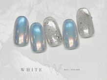 ホワイト(WHITE)/5月6月シンプルデザインコース