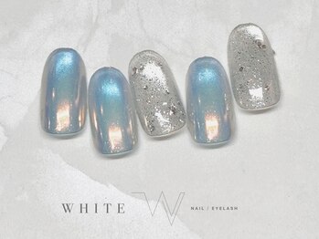 ホワイト(WHITE)/5月6月シンプルデザインコース