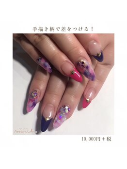 ネイルサロン アニーアンドジーノ(NAIL SALON Annie&Gino)/手描き柄で差をつける!