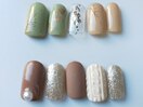 ニットネイル シンプルネイル