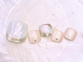ネイルサロンフォーユー(for u)/ミラーネイル¥7000